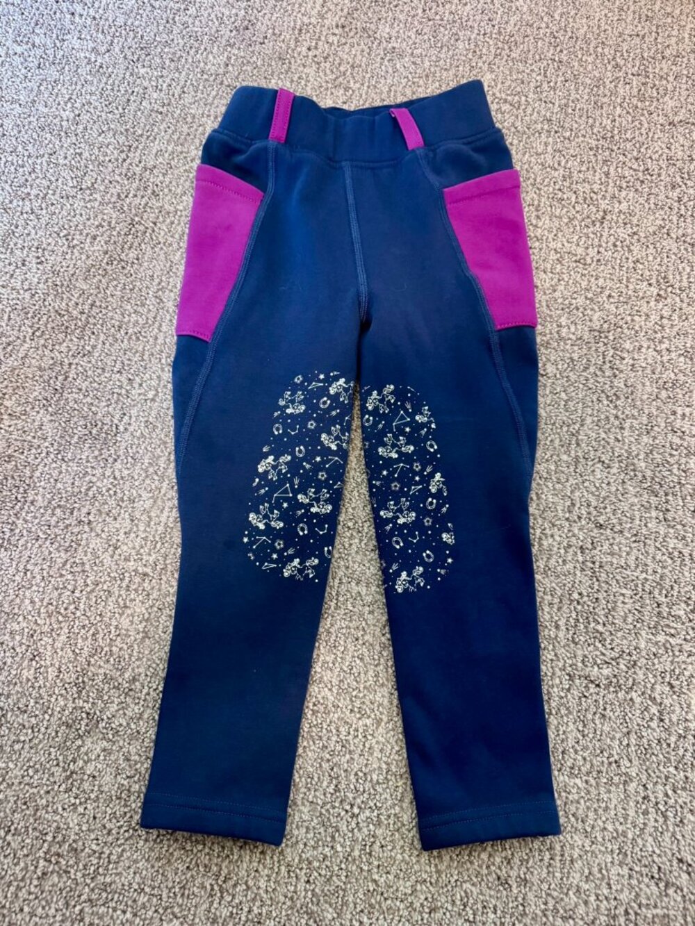 Children's Equestrian Fleece-Lined Riding Tights